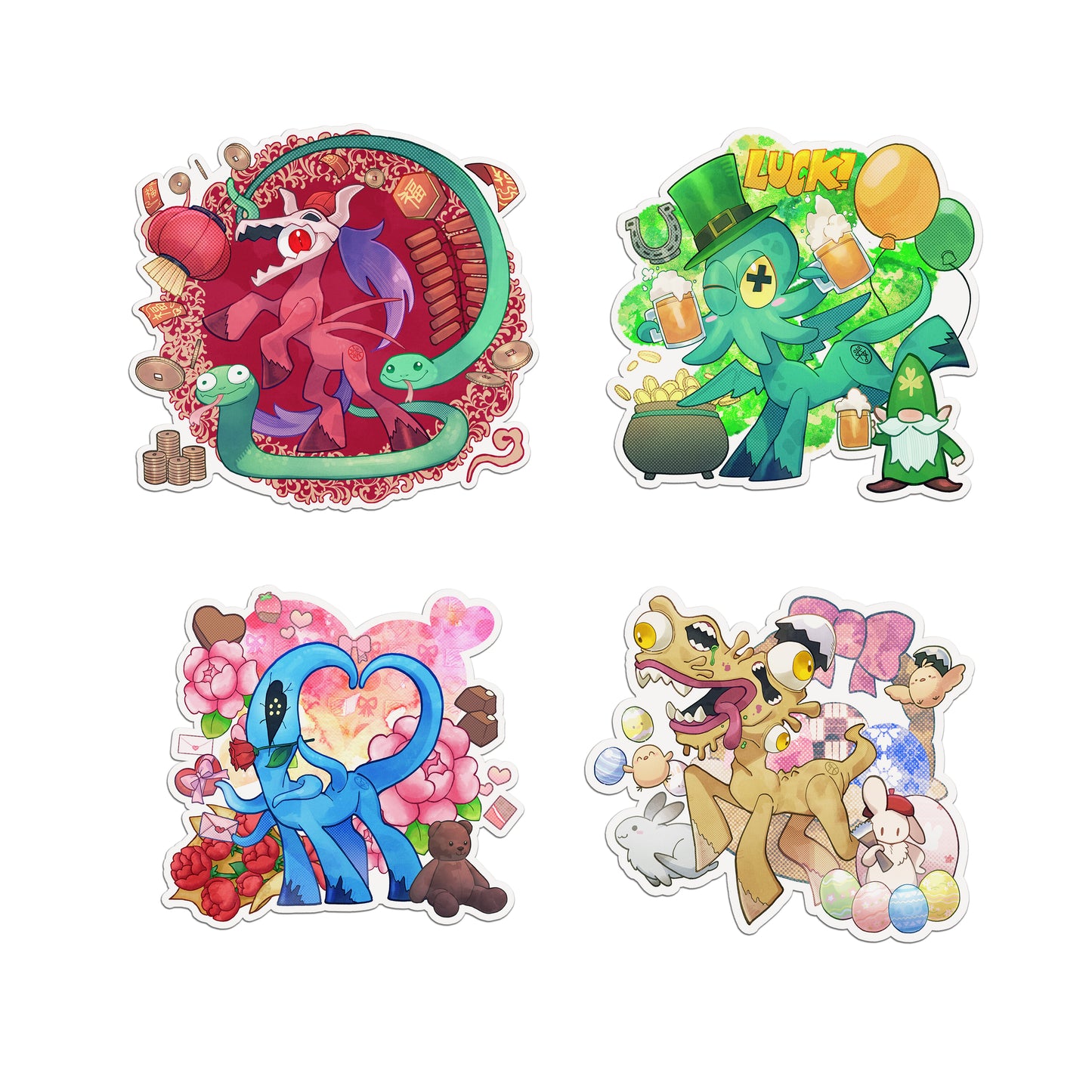 MLH Holiday Sticker Set 1