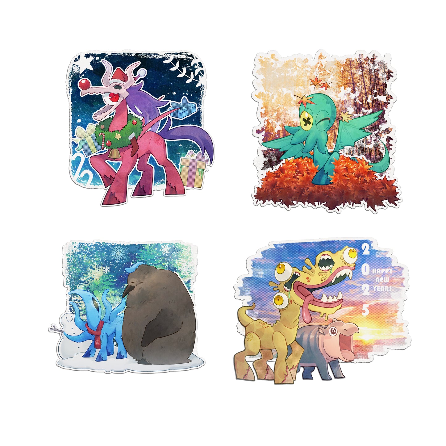 MLH Holiday Sticker Set 2