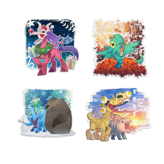 MLH Holiday Sticker Set 2