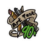 Passed The Game Crafter Art Test with a score above 90